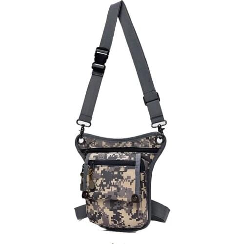 Waterproof Nylon Fanny Pack Small Waist Leg Bags Belt Hip Chest Thigh For Men Muslera Militar Bolsa De Perna Bolso Pierna LB03