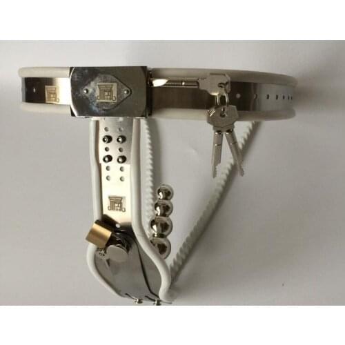 Female Y Type Adjustable Stainless Steel Chastity Belt Device W Vaginal Plug Prevent Masturbation Shield Adult Bdsm Sex Toy