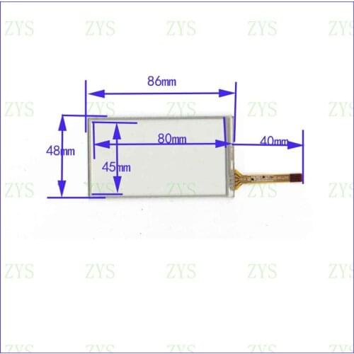 ZhiYuSun XWT1198 3.5nch 4lines resistance screen 86*48mm suitable this is compatible blass suitable
