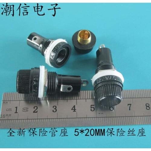 10cps Insurance bridge 5 * 20 mm fuse fuse holder 5 x20 knob