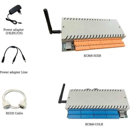 32 Channel Ethernet Wifi Relay Smart Controller Home Automation DIY KC868-COL ITFFF Logical App For WAN LAN Without Internet