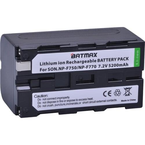1pc 5200mAh NP-F750 NP-F770 NP F750 NP F770 Camera Battery for Sony NP F970 F960 ccd-tr917 ccd-tr940 ccd-trv101 ccd-trv215