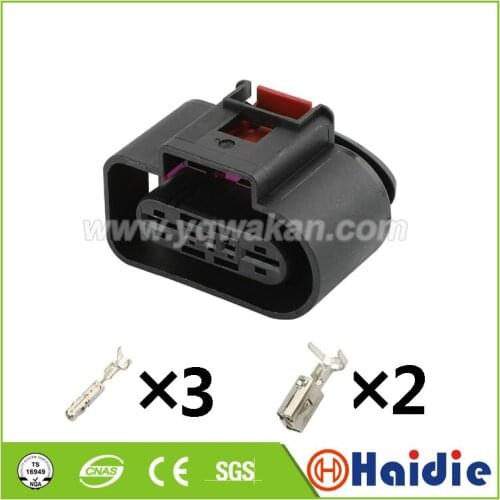 Free shipping 2sets hybrid 1.5mm 6.3mm auto plastic plug 1K0 919 231 VW parts connector wiring harness connector 1K0919231