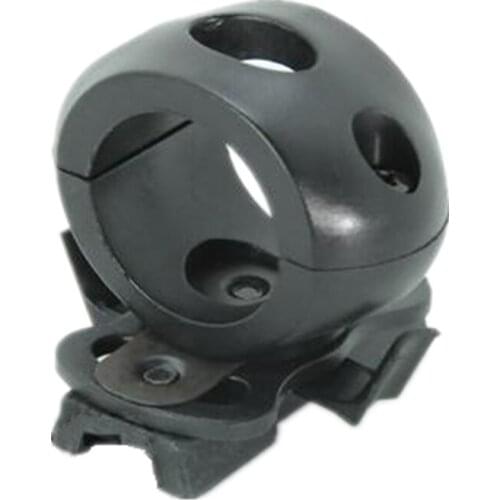 Tactical helmet parts Single Clamp mount for 25mm 1'flashlight Plastic glial Black DE FG
