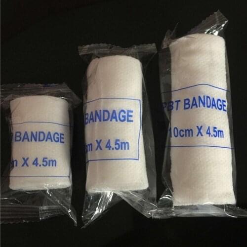 Elastic Bandage First Aid Kit Gauze roll Wound Dressing Nursing Emergency Care Bandage Outdoor Sports Sprain Treatment