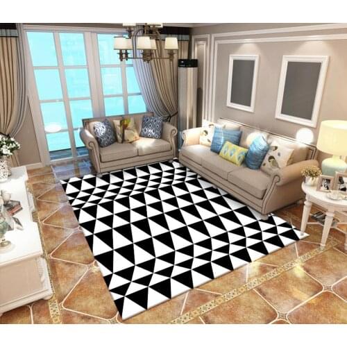 Geometric Style Living Room Floor Mat Kitchen Mat Carpet Bedroom Nordic Geometric Bedding Room Carpet And Rugs