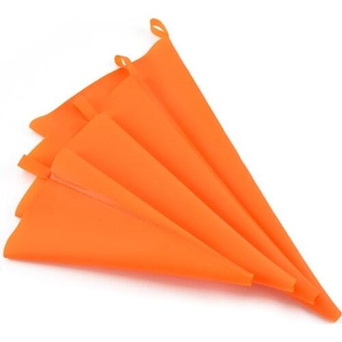 Reusable Silicone Pastry Bag Piping Cake Decorating Tools DIY Cupcake Pastry Bags Kitchen Cakes Pastry Supplies Accessory