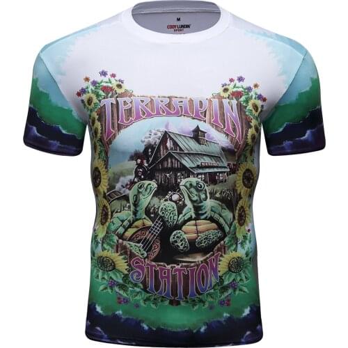 Cody Lundin Male Casual Digital Printed Tshirt O-Neck Running & Fitness Rashguard For Men