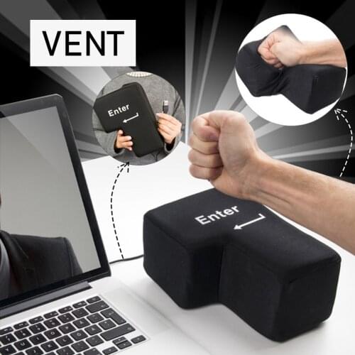 Anti Stress Computer Button Office USB Enter Key Vent Pillows Soft Nap Pillow Decompression Pillow Stress Relief Toy