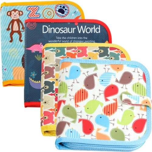 Portable Soft Chalk Drawing Board Baby DIY Drawing Book Coloring Book With Magic Pen Painting Blackboard Kids Toys Birthday Gift