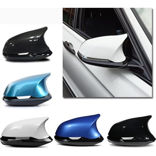Surface highlight UV Refit horns 6-piece car rear view mirror cover for BMW F20/F30/F32/X1 Changed M3
