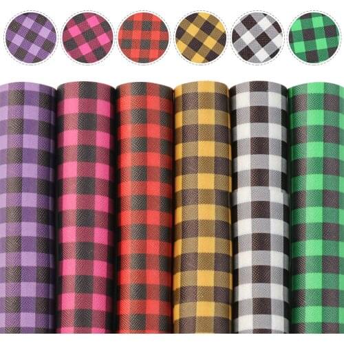 A5 Size 6Pieces/set 15x21cm Glitter Synthetic Leather Patchwork Hair Bow Earrings Making Handbag Phone Case DIY,1Yc10147