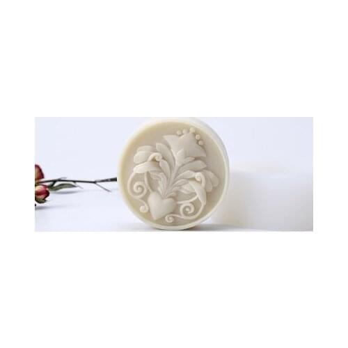 Silicone Molds Soap Mold 3d Relief Silica Gel Die Aroma Stone Handmade Flowers Moulds Silicone Rubber Moulds Candle to PRZY 001
