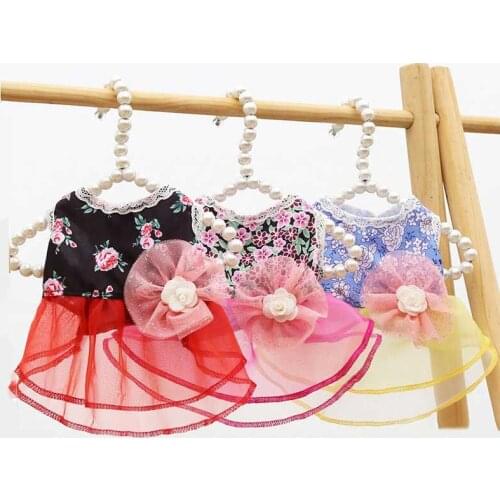 Wedding Dog Clothes Summer Doggy Clothes Dress For Dogs Ropa Perros Vestido De Perro Summer Chihuahua Pug Yorkie Clothing