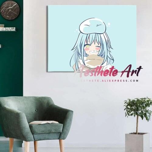 Tensei Shitara Slime Datta Ken Rimuru Anime Home Decor Canvas Painting Wall Pictures Living Room Decoration Art Posters Prints
