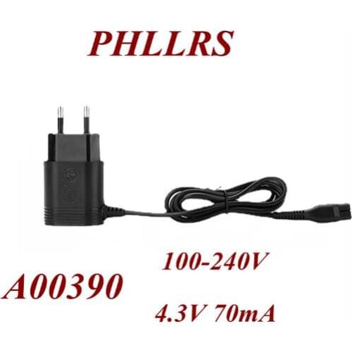 A00390 4.3V 70mA EU US Plug AC Power Adapter Charger for Philips Shaver one blade RQ311 RQ338 QP2520/70 QP2510 QP2511 QP2520