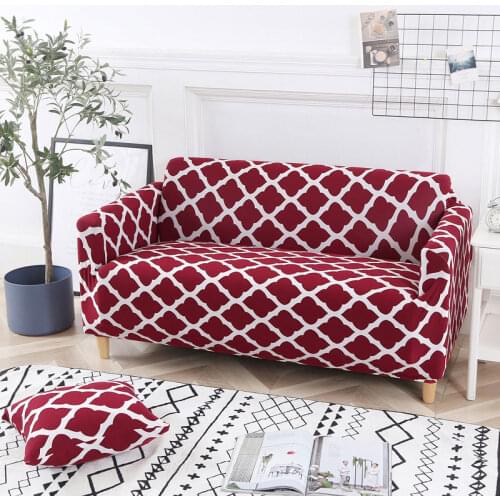 Sofa Cover Geometric Couch Cover Elastic Sofa Cover for Living Room Pets Corner L Shaped Chaise Longue Sofa Slipcover 1PC