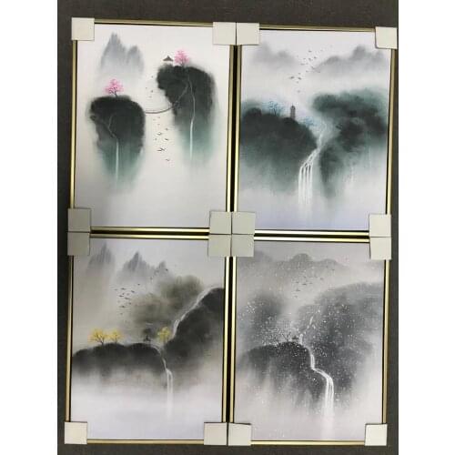 100% Hand Painted Modern Chinese Landscape Oil Painting on Canvas Abstract Canvas Painting Wall art Picture for Home Decoration