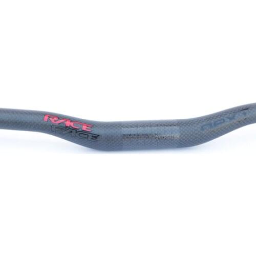 3K carbon handlebar Mountain Bike flat Rise Carbon Bicycle Handlebar 31.8*600/620/660/680/700/720/740/760mm