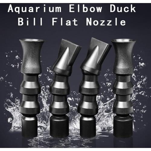 Aquarium Filter Lengthen Duck Bill Flat Nozzle Pump Sump Outlet Tube Fish Tank Outflow Jet Pipe Tube Elbow Return Marine Reef