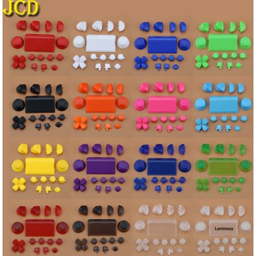 JCD 1Set Controller R2 L2 R1 L1 Trigger Buttons Part for PS4 2.0 Controller JDS 001 010 Full Sets Buttons Replacement