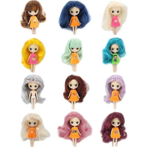 ICY DBS Mini Blyth Doll many kinds of hair colors clothes random Petite BJD