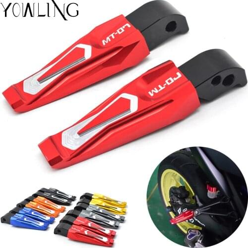 Left and right Folding Foot Pegs foot pegs motorbike footrest Pegs Pedals For yamaha MT-07 MT07 mt 07 FZ07 FZ 07 2014 2015 2016