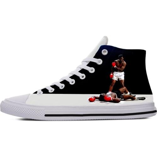 2019 hot fashion 3D Muhammad ali High Sneakers for men/women high quality 3D printing handiness casual shoes