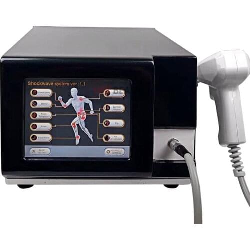 Shockwave Body Massage Machine Shock Wave Therapy Massager Function Pain Removal to Treat ED with 11 Heads