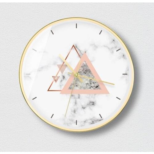 Nordic Silent Wall Clock Large Metal Hanging Clocks Wall Watch Home Simple Modern Living Room Black Luxury Saat Home Decor