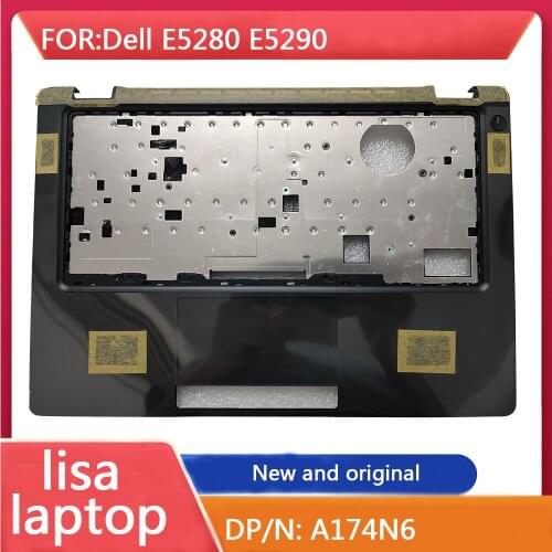 New Original Laptop New Touchpad Upper Palm Cover C Housing For Dell Latitude 52805290 E52280 E52290, No Fingerprint Hole A174N6