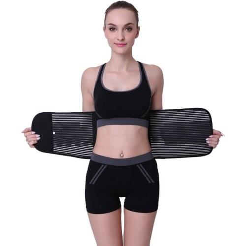 Waist Trainers Women Plus Size Neoprene Double Waist Cincher Trimmer Belt Tummy Control Sport Girdle Waist Body Workout Fitness