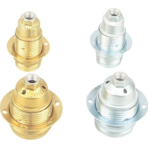 IWHD Portalamparas E27 Lamp Holder Base AC110-220V Metal Lampholder Aluminum Douille Fitting E27 Light Bulb Socket