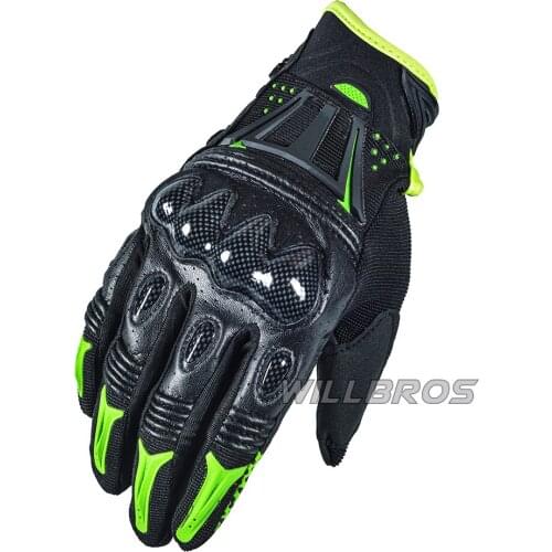 Delicate Fox Bomber Gloves MX MTB BMX ATV UTV Bike Cycling Guantes Motorbike Black Green Luvas Mens Woman Unisex