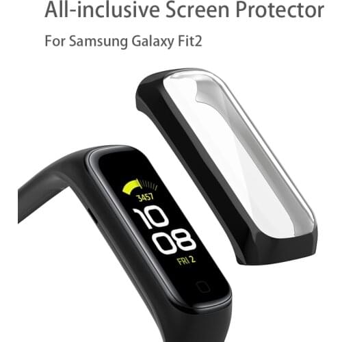 Suitable For Samsung Galaxy Fit2 Watch All-inclusive Protective Case Tpu Soft Anti-drop For Samsung Galaxy Fit2 Protective Cover
