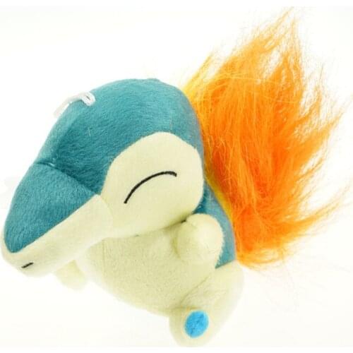 Cut lifelike soft 15cm Cyndaquils Doll Cartoon Toys Euro-american Movie Plush high quality Stuffed Toys christmas birthday