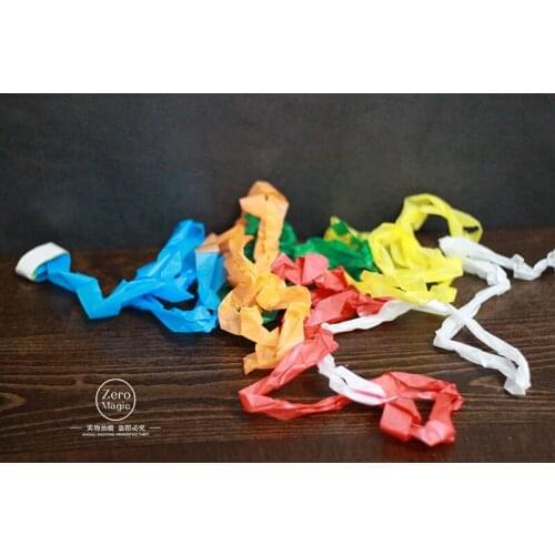 Mouth Coils-White/Color-Paper- Magic Trick,1set=12pcs,stage magic props,close upmagic,mentalism,comedy