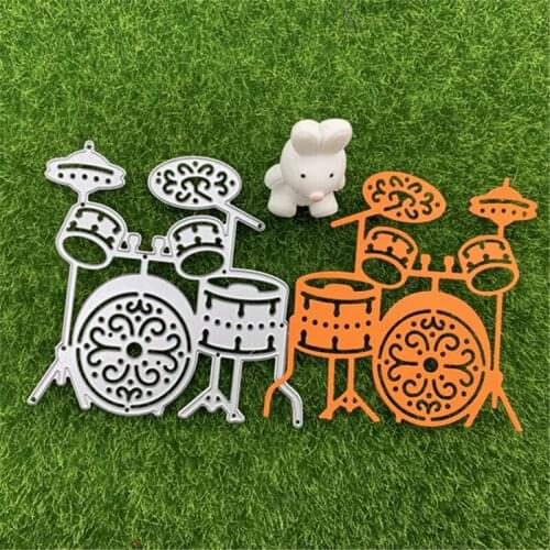 Stage performance drum hand embossed DIY album scrapbook greeting card decoration metal cutting mold