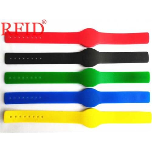 S50 1K 13.56MHZ Silicone Wristband Watch Type ISO14443A NFC Wrist Band RFID Wristband Bracelet Access Control Many Color Select