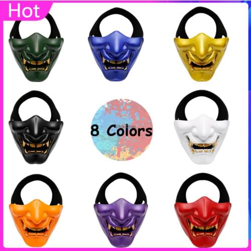 Tactical Paintball Mask Half Face Hunting Combat Army Halloween Cosplay Shooting Mask Party Masquerade Training Airsoft Cs Masks