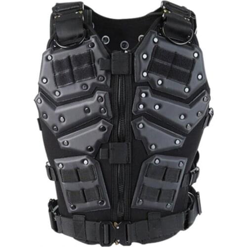 Tactical Vest Military Armor Vest Combat Protection Equipment Plate Carrier Adjustable Size Waist Band Molle System