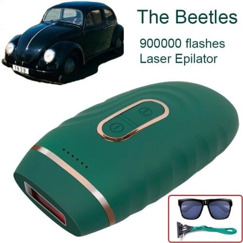 The Beetles 990000 Flashes New Laser Epilator IPL Photoepilator Laser Hair Removal depiladora Painless electric shaving Dropship
