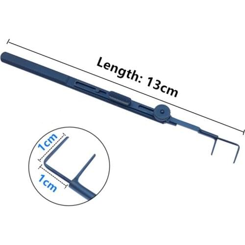 New Titanium Strabismus hook 150mm ophthalmic eye instrument