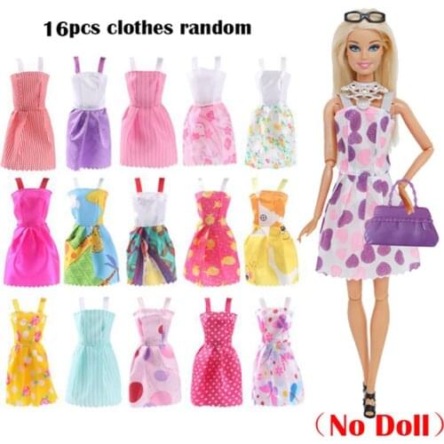 16/10/5Pcs 1/6 Doll Clothes Random Mix Fashion skirts Doll Accessories Daily Suit Outfit Casual Wear for Barbie Doll Clothes