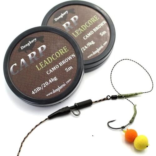 5m Carp Fishing Line 12 Strand Braided Line Lead Core Carp Fishing Line For Carp Feeder Fishing Accessories For Carp Rigs Line
