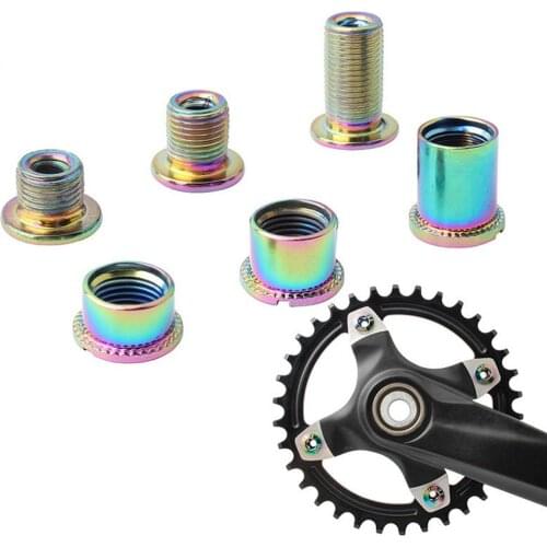 5 Pair Bike Chainring Wheel Screw Crank Single/Double/Triple Disc Bolt MTB Road Fixed Gear Cycling Crankset Bicycle Accessories