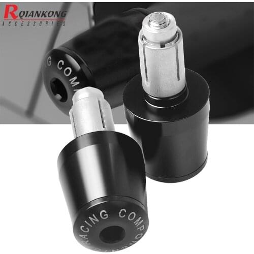 8colors 7/8"22mm Motorcycle Handle Bar Ends CNC Handlebar End For YAMAHA XJR FJR 1300 1200 FZR 1000 TMAX 530 500 TMAX530 TMAX500