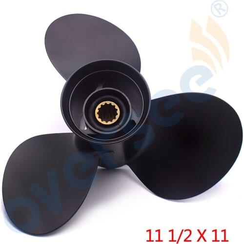 Aluminum Propeller 11 1/2x11 For Suzuki Outboard Motor DT40 DT50 40HP 50HP 11-1/2x11 58100-95222-019