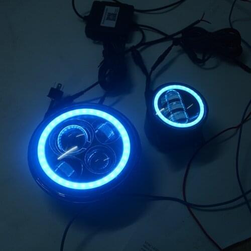 Car LED Headlight for Jeep wrangler Automobile super bright car led headlight 4X4 accessory maiker manufacturer