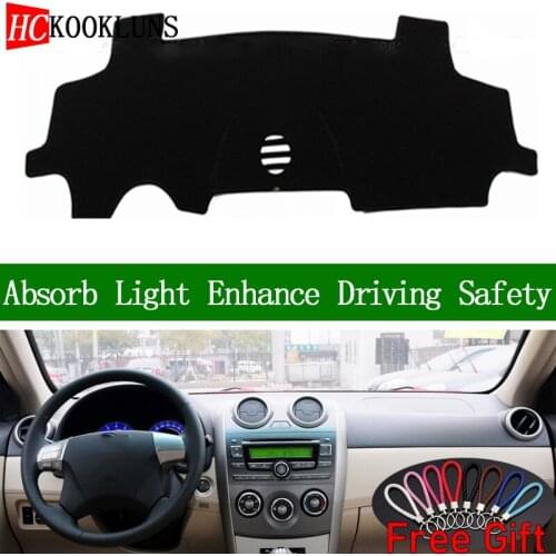 For BYD G3 G3R 2010 2011 2012 2013-2016 Dashboard Cover Sun Shade Dash Mat Pad Carpet Car Stickers Interior Accessories